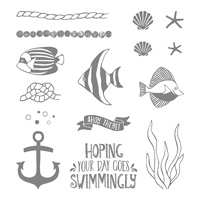 Seaside Shore Clear-Mount Stamp Set