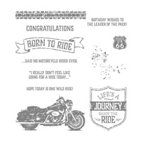 One Wild Ride Clear-Mount Stamp Set