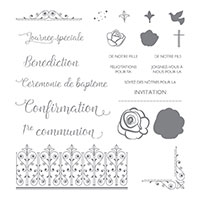 Événements spirituels Photopolymer Stamp Set (French)