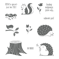 Hedgehugs Clear-Mount Stamp Set