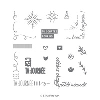 Petit coin de paradis Photopolymer Stamp Set (French)