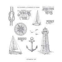 TERRE À L'HORIZON CLING STAMP SET (FRENCH)