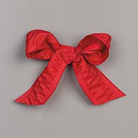 REAL RED 1 (2.5 CM) RUCHED RIBBON