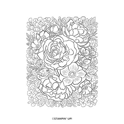 BREATHTAKING BOUQUET CLING STAMP SET