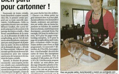 Un article dans le Courrier de l’Eure