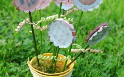 Un bouquet de fleurs version scrap