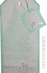 Les étiquettes de mes paquets de Noël