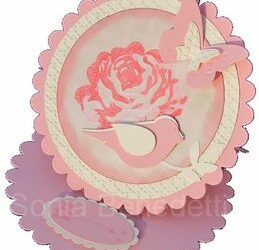 Carte ou faire part naissance / mariage avec la big shot