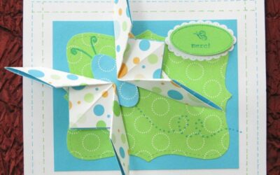 Carte papillon en origami