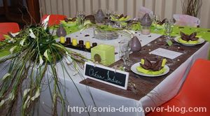 decoration table mariage