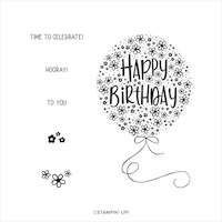 152533 Hooray to you stampin up anniversaire ballon