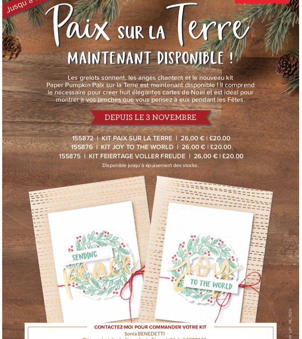 Kit Paper Pumpkin Paix sur la terre