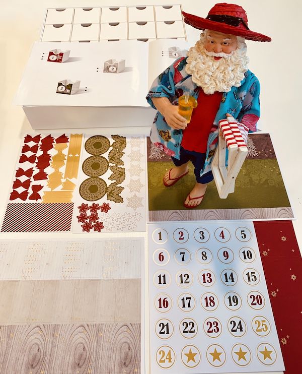 150703 Kit tout compris Calendrier de l’avent Stampin'Up! a faire avec les enfants ou pour le plaisir à acheter en ligne avec sonia benedetti démonstratrice boutique en ligne