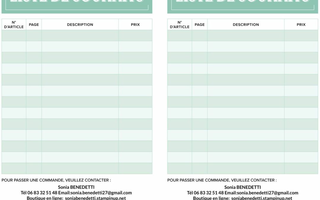 Liste de souhaits