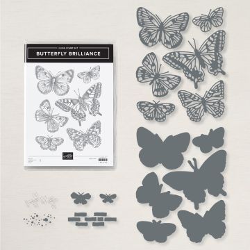 155821 Lot Butterfly Brilliance stampin up scrap carterie france normandie pas de calais paris malakoff demonstratrice