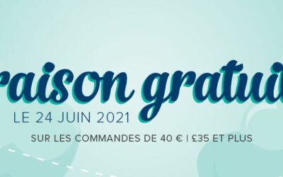 Frais de livraison offert aujourd’hui