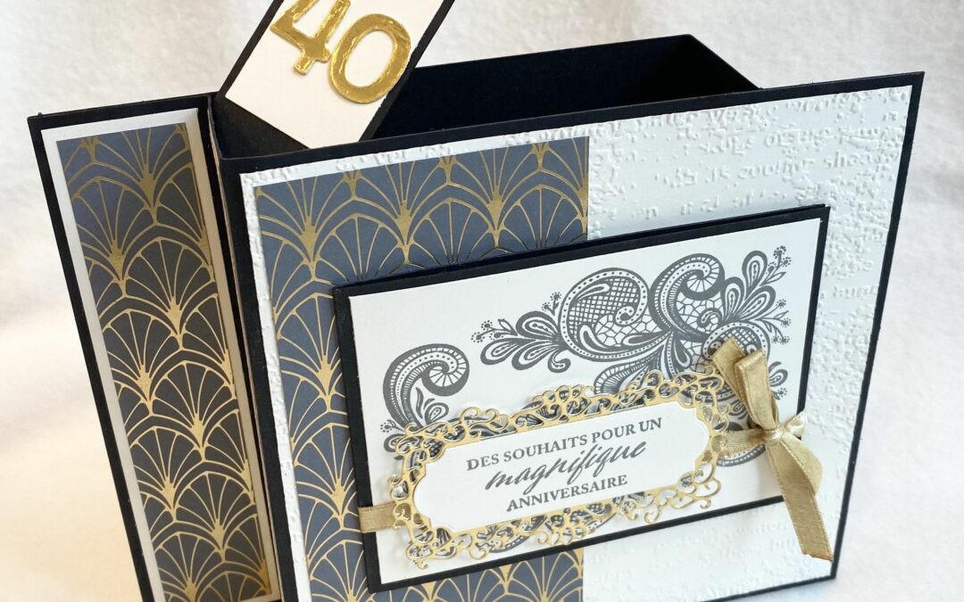 Tutoriel Carte d’anniversaire ou faire part