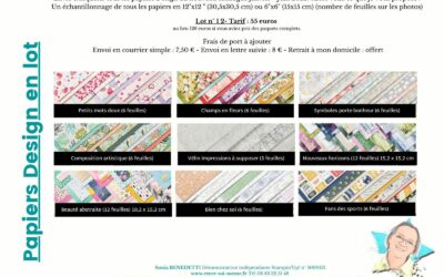 La foire aux papiers Stampin’Up! de Sonia – Catalogue janvier – juin 2022