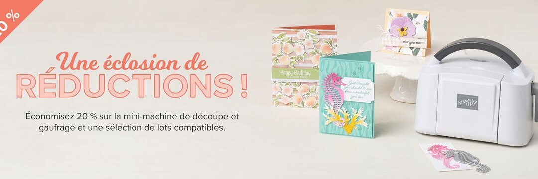 -20% Mini-machine de découpe & gaufrage