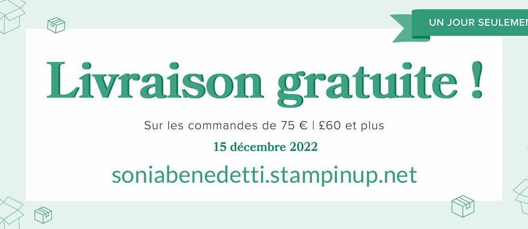 Notez la date du 15 décembre 2022!