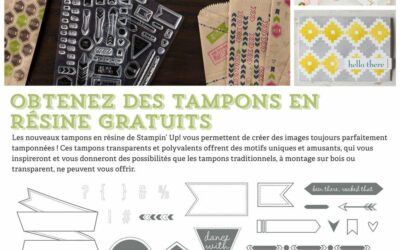 L’art des tampons en résine