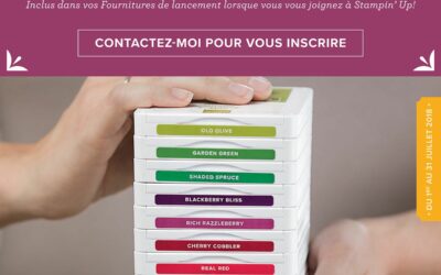 Envie de gagner 10 tampons encreurs coordonnés ?