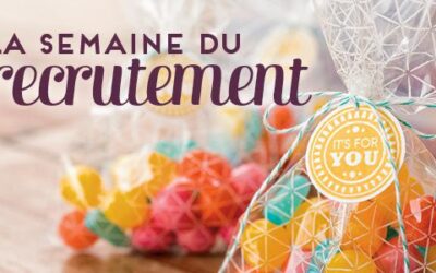 C’est la semaine du recrutement chez Stampin’Up!, profitez en….