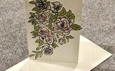 Nouveautés 2019: Roses grimpantes et petite carte assortie à l’enveloppe