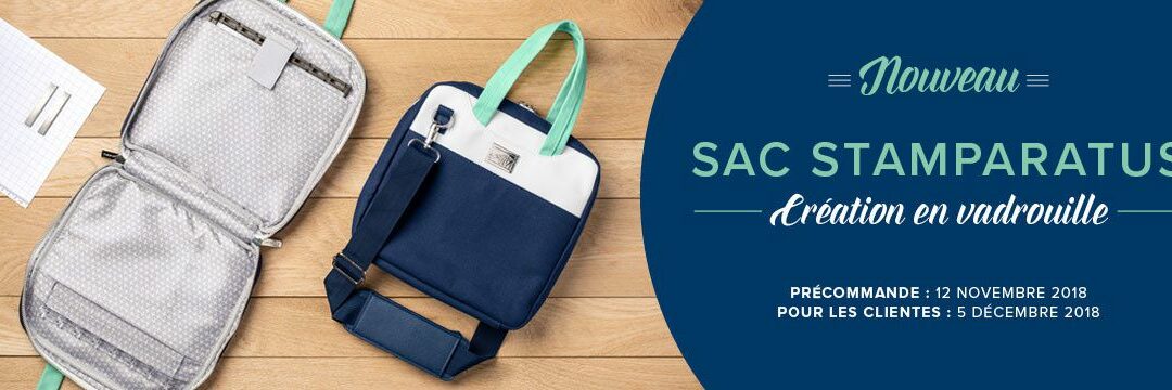 Le sac Stamparatus est disponible dès le 5 décembre!