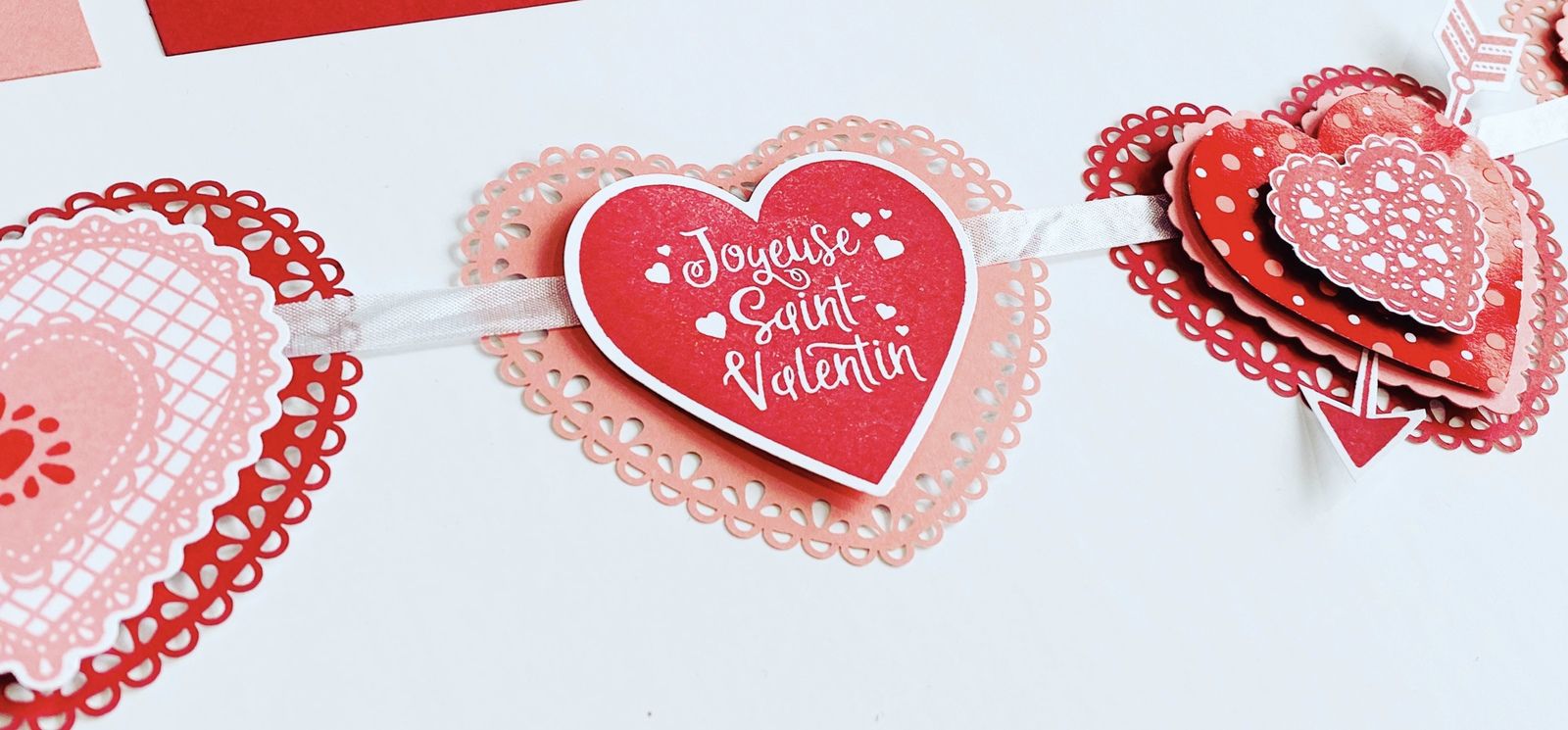 banderole coeur mariage saint valentin