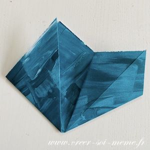 fleur en origami facile a réaliser avec les produits Stampin'Up! écraser comme sur la photo