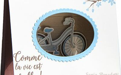 Blog Hop des Créatives, carte en 3D