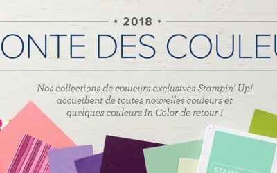 Refonte des couleurs Stampin’Up 2018