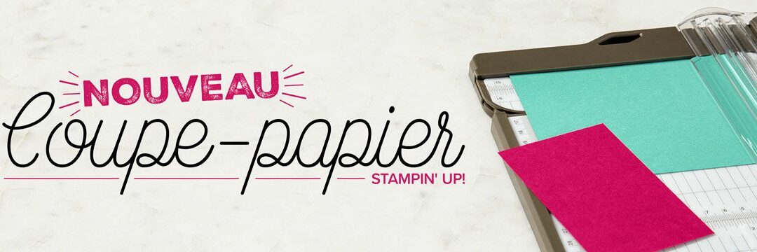 Le nouveau massicot est enfin là!