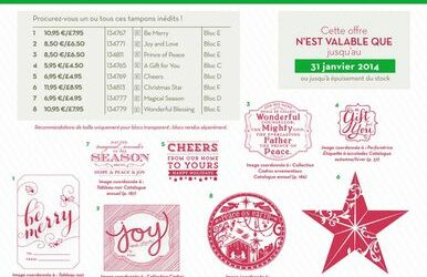Tampons à l’unité – Nouvelles collection des fêtes de fin d’année !