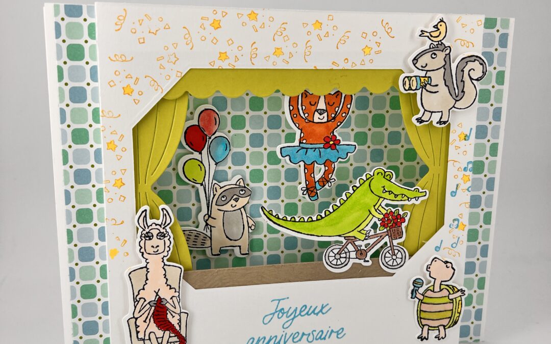 Tutoriel scrap: La carte théâtre une idée originale à offrir ! 🎁