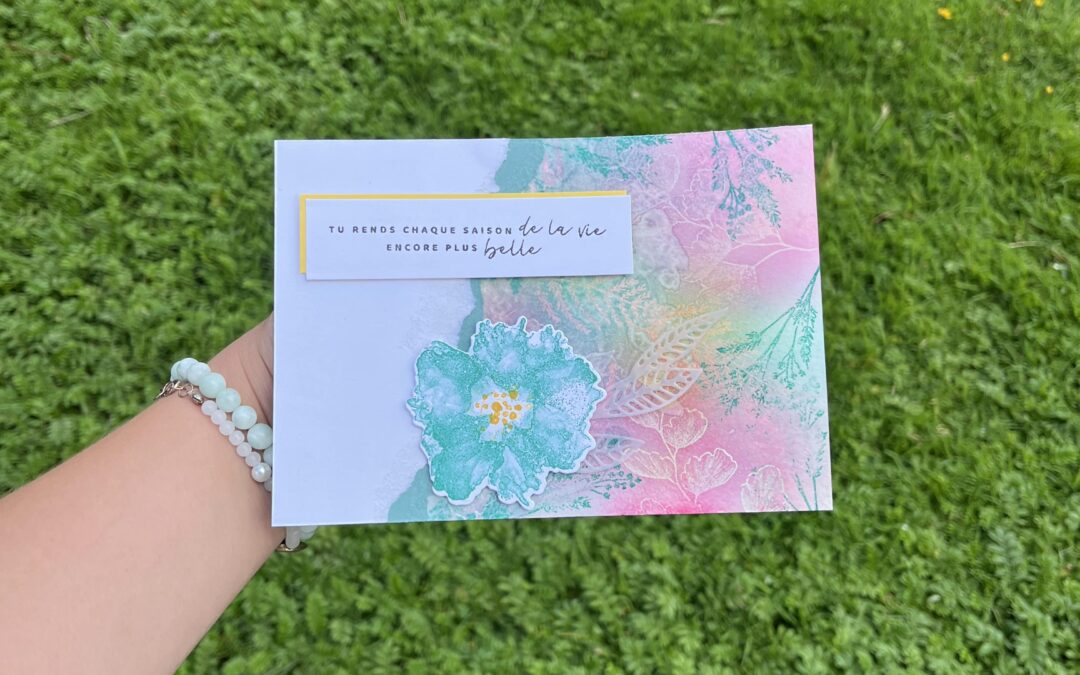 Maîtrisez la Magie du Fond Coloré « Resist » avec les Produits Stampin’Up!