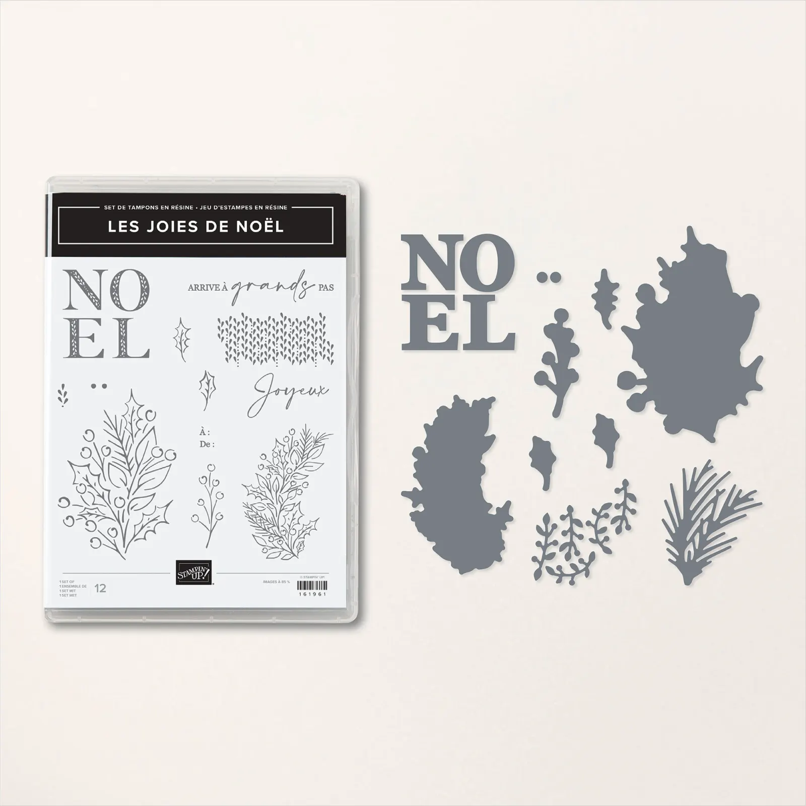 les joies de noel lot stampinup