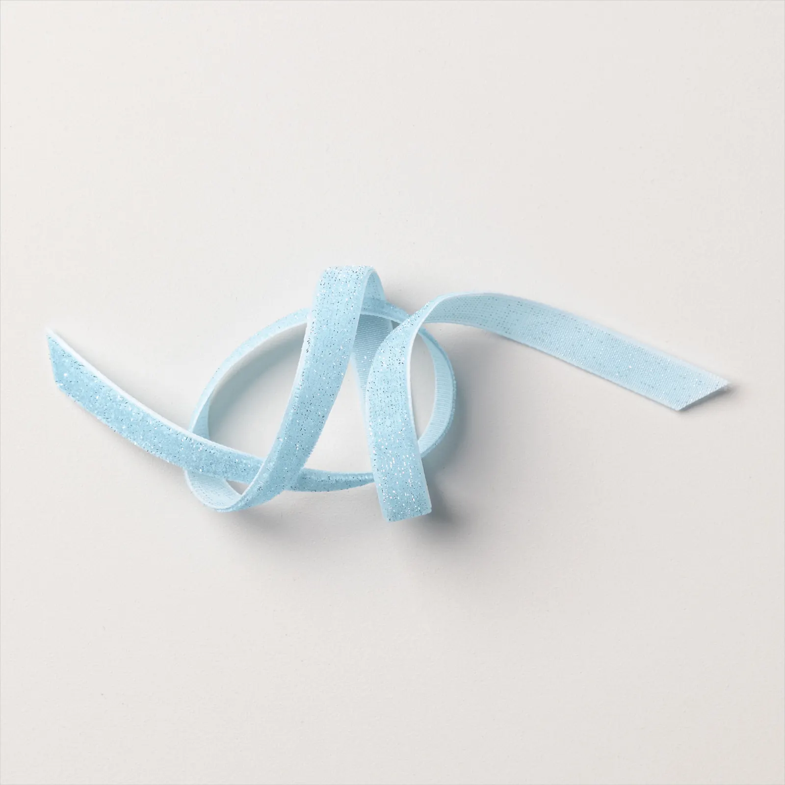 ruban scintillant stampinup beguin bleu
