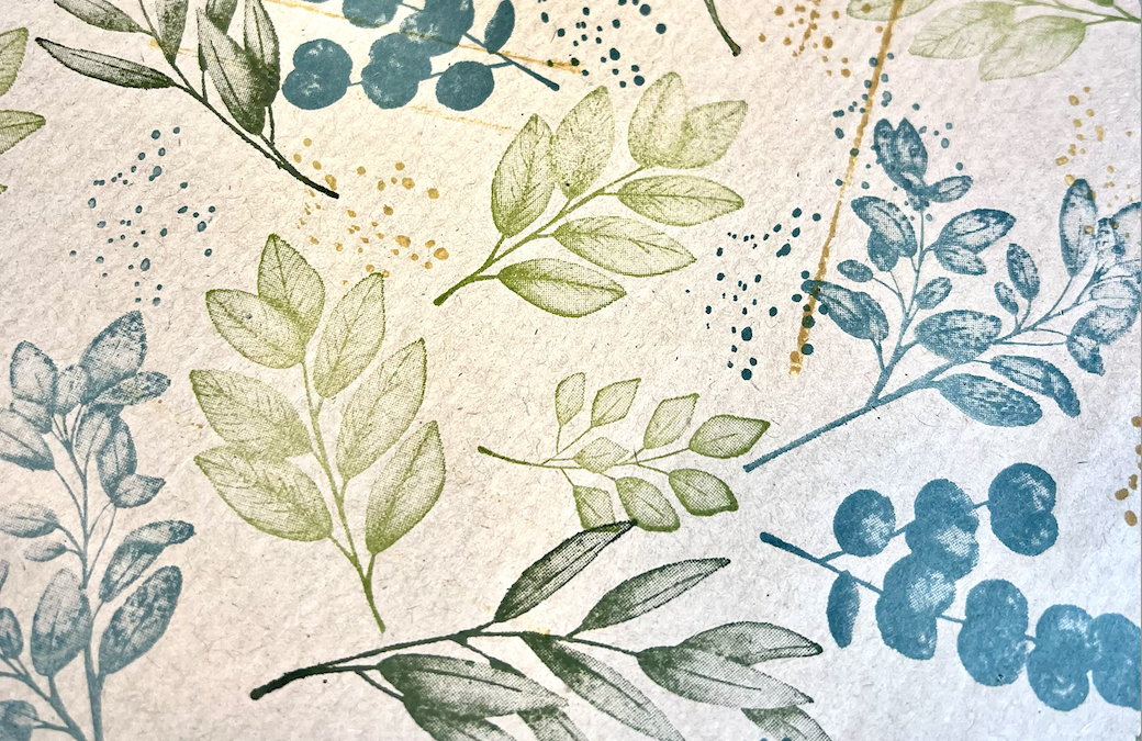 Technique: Papier cadeau fait mains