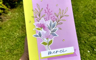 Tutoriel Scrapbooking : Mini Album avec kit Stampin’Up!