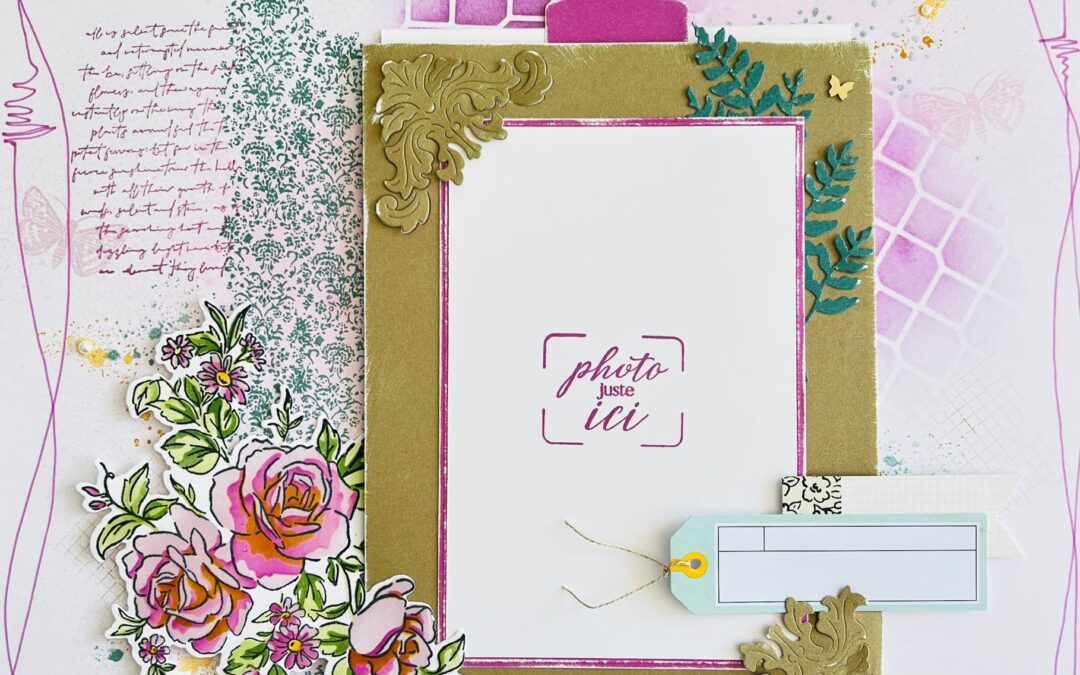 Tutoriel page de Scrapbooking